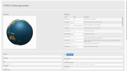 HTML5 Globe - Interactive 3D Earth - 2