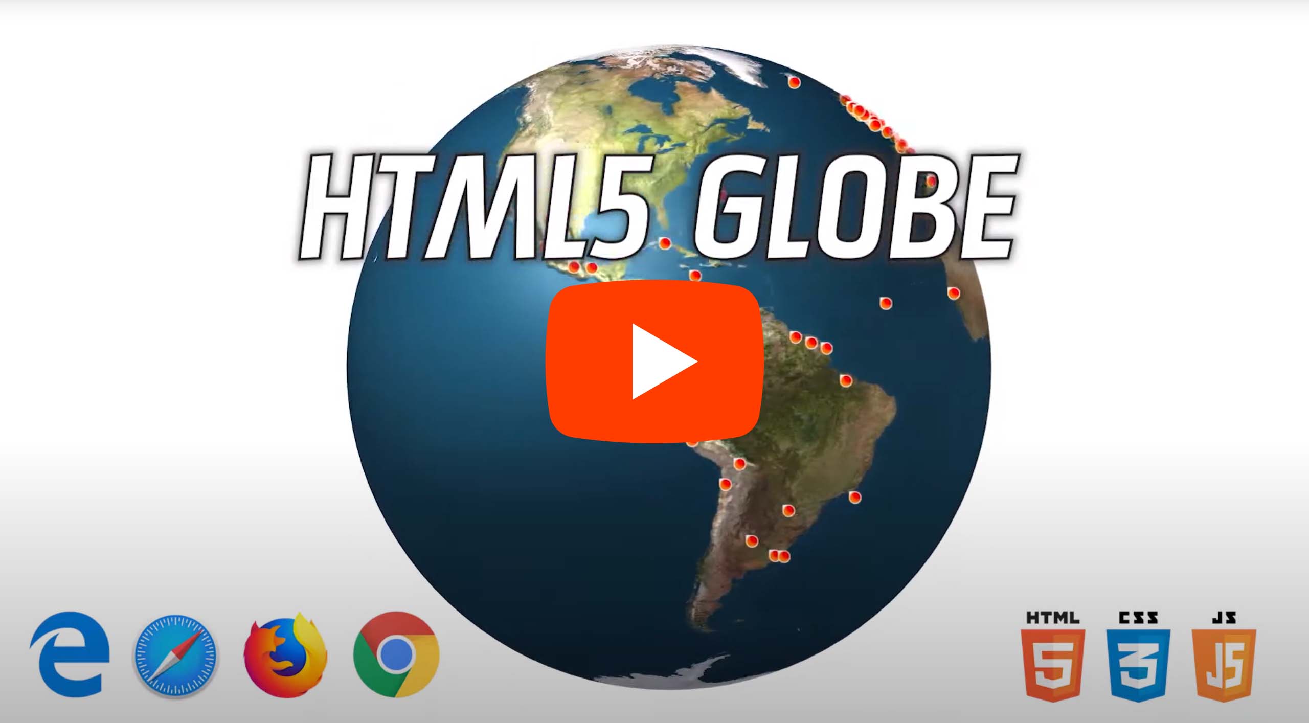 HTML5 Globe - Interactive 3D Earth - 1